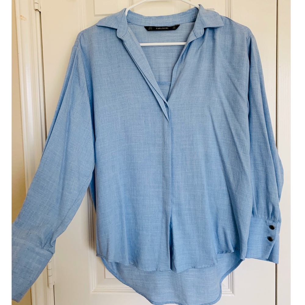 Zara soft blouse